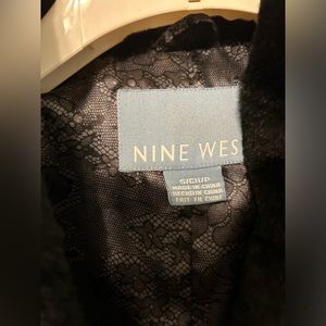 VINTAGE Nine West Faux Fur Mid Length Coat -